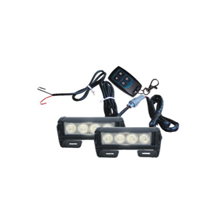 GL-812M RGB LED Car Wireless And Change Color Emergency Warning Strobe Grill Light Bar